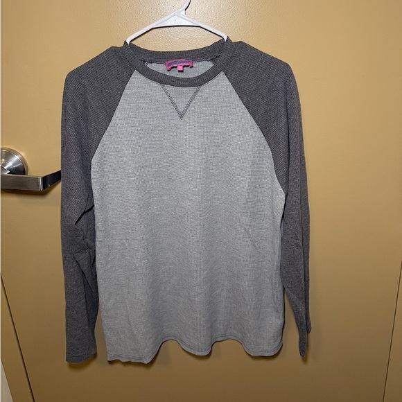 OVERSIZED WAFFLE TOP - Picture 1 of 3